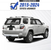 for 4Runner Rear Bumper Compatible with 2015-2024 Toyota 4 Runner 5th Gen Full Width with 2 x LED Lights | Yzona